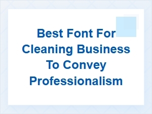 Clean Minimalist Sans Serifs for Professional Cleaning Brands