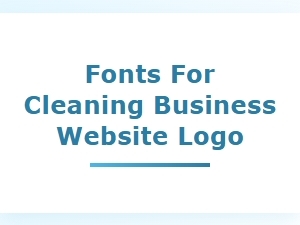 Cleaning Business Logos: Timeless Fonts for Authority