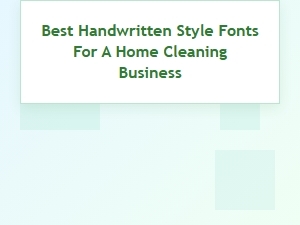 Craft a Warm Welcome with Handwritten Fonts